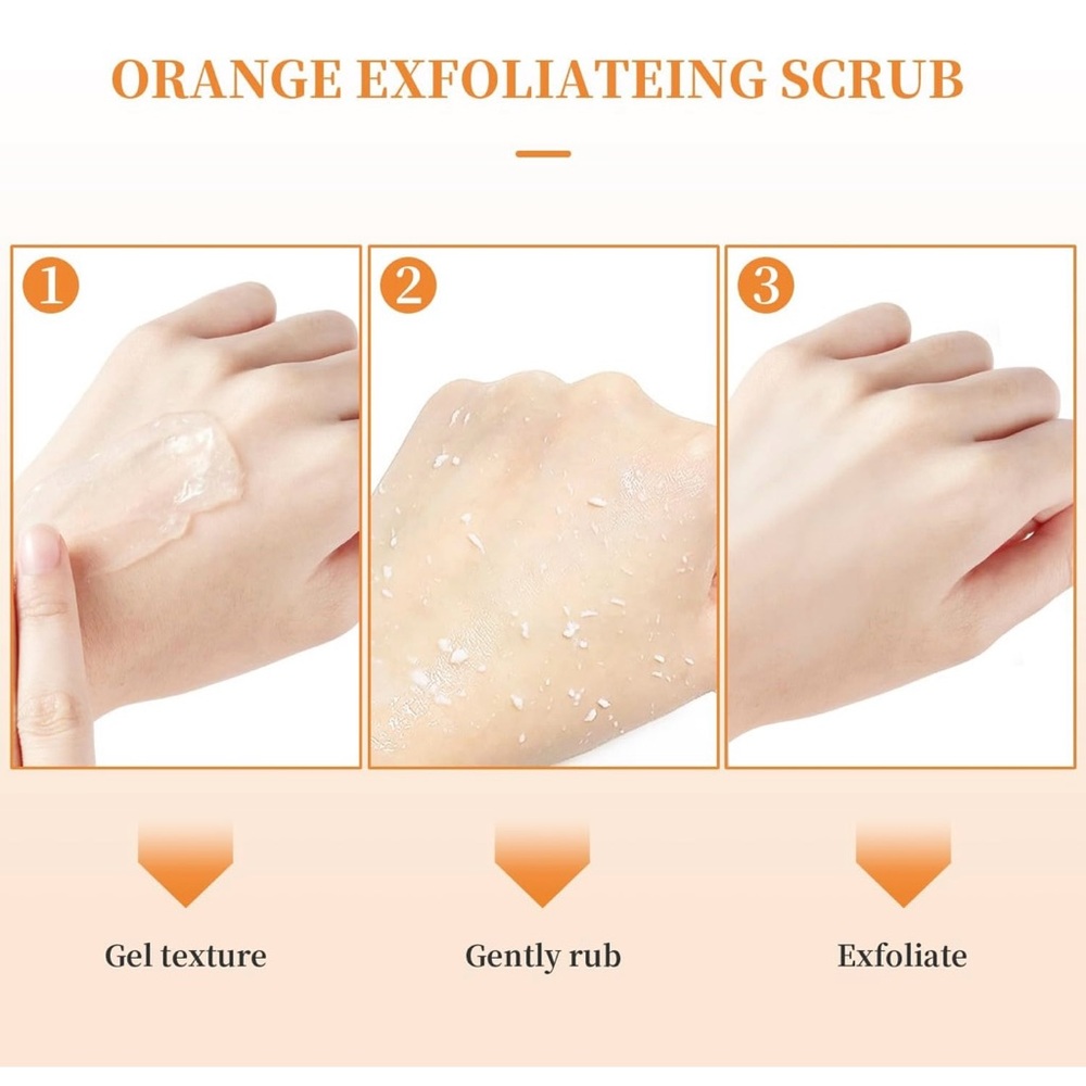 Orange Exfoliating Whitening Gel 2pk Brand New - Picture 3 of 11